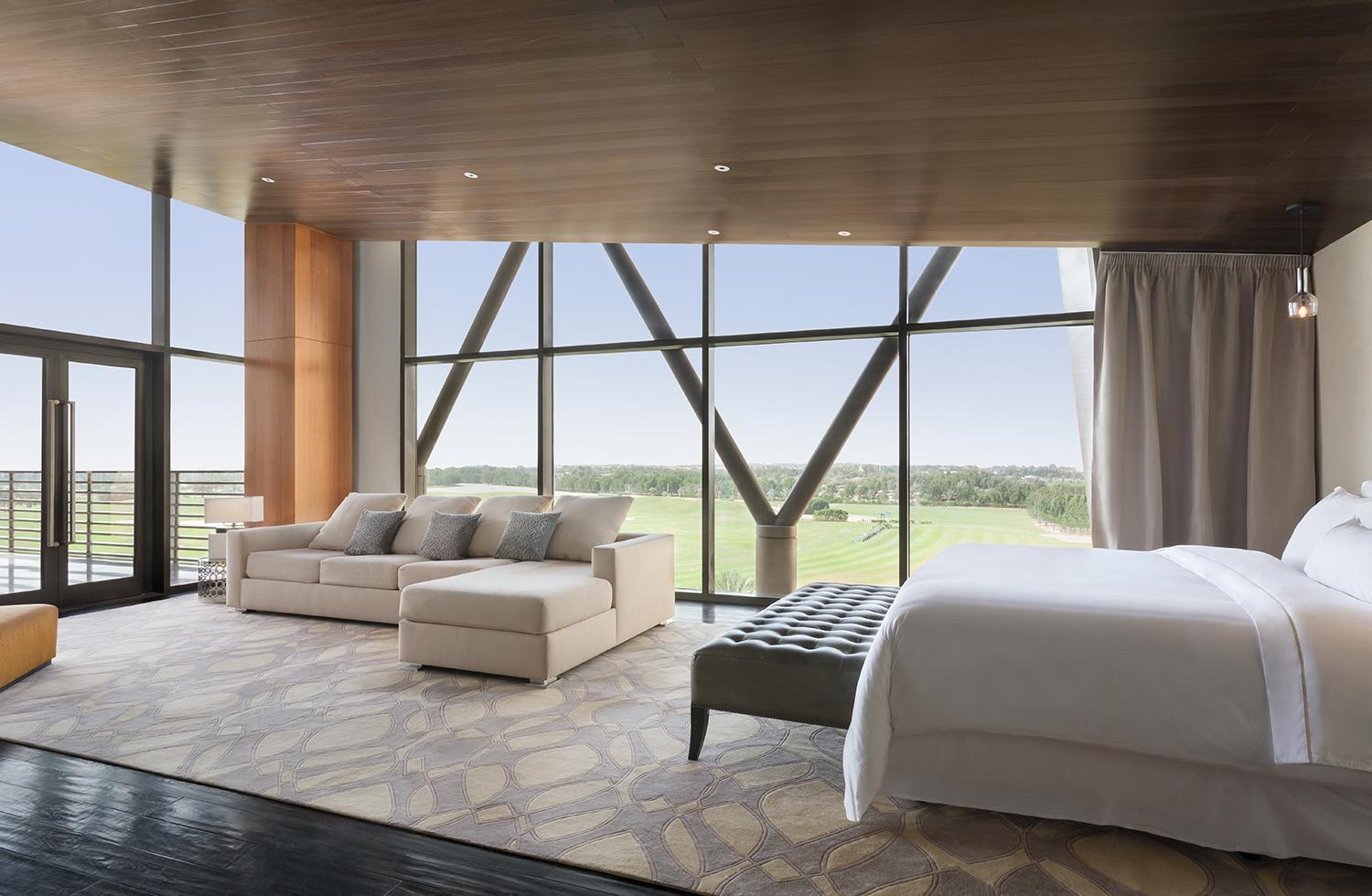 Vogo Abu Dhabi Golf Resort & Spa Formerly The Westin Abu Dhabi Golf Resort & Spa Ngoại thất bức ảnh A guest room at the hotel